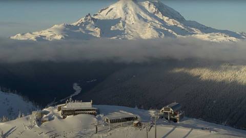 Mt Rainier from Crystal