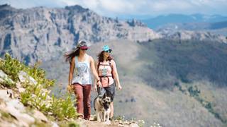 HIkers at Crystal