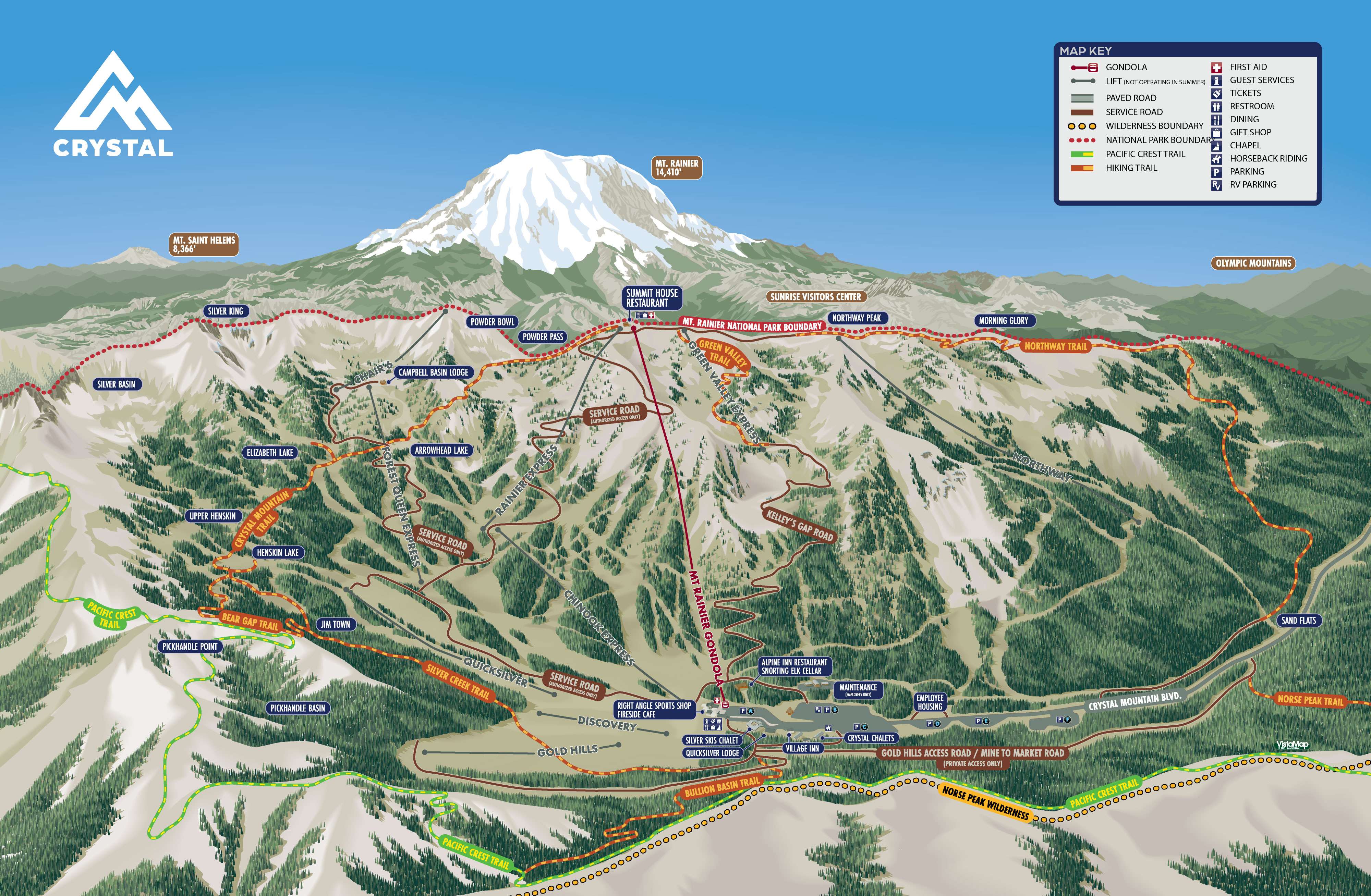 Alpine Valley Resort Trail Map