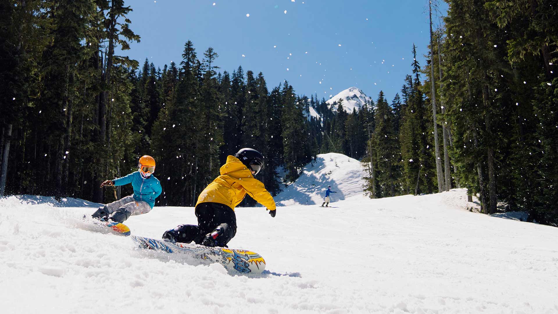 Beginner Kids Snowboard Rental Crystal Mountain Resort
