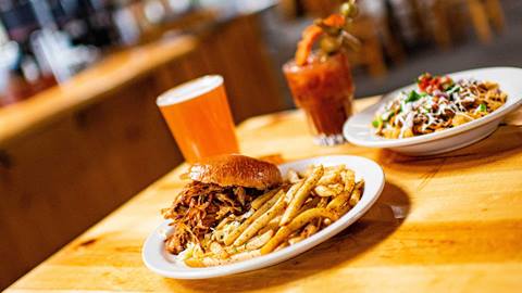 Smoked Brisket at Rafters