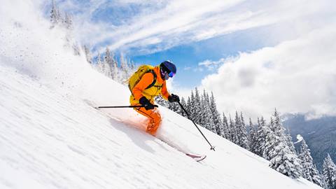 skier at Crystal