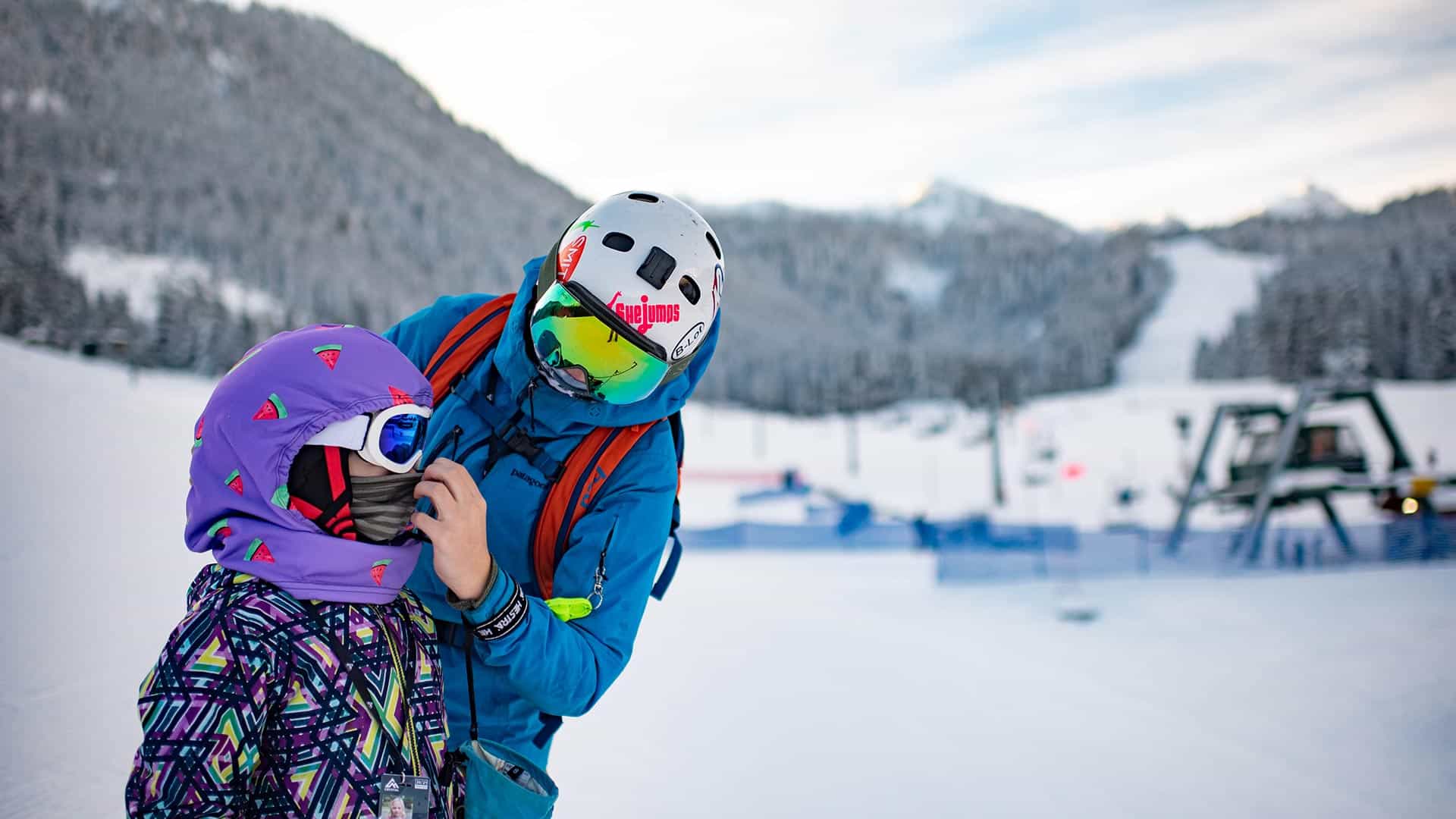 Young Adult Snowboard & Ski Gear Rental Crystal Mountain