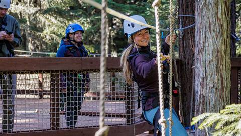Flying Raven ropes course
