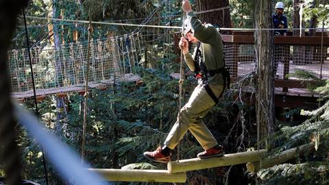 Flying Raven ropes course