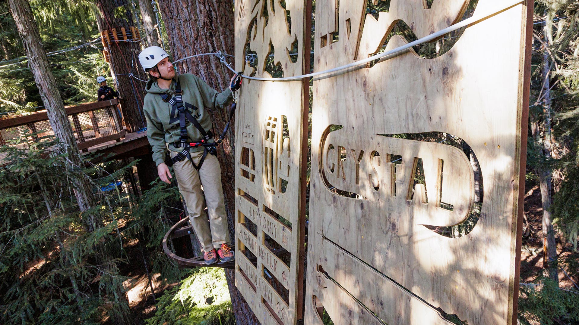 Flying Raven Adventure Course Crystal Mountain Resort