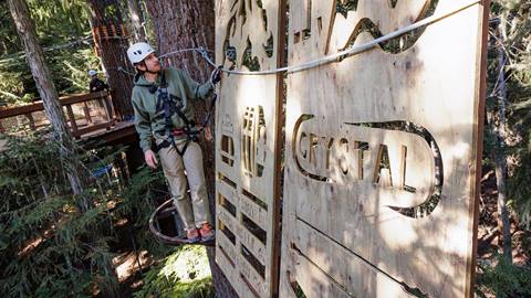 Flying Raven ropes course