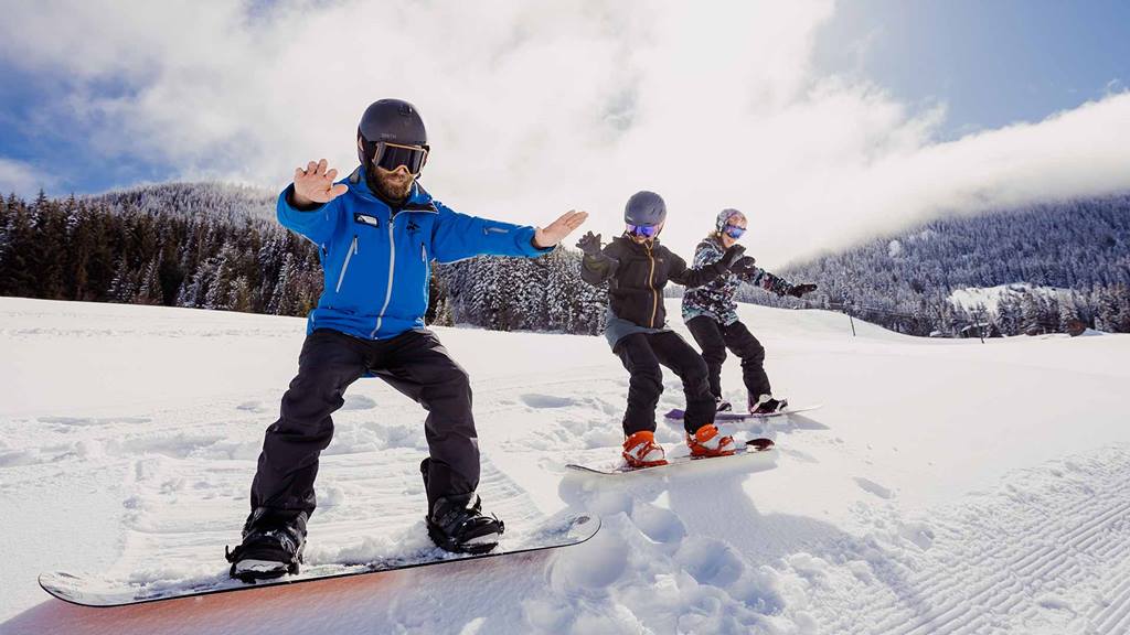 Mountain Skiing And Snowboarding Equipment. Ski Gear Snowboard