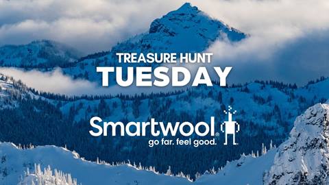 Treasure Hunt Tuesday promotional event graphic at Crystal Mountain Resort