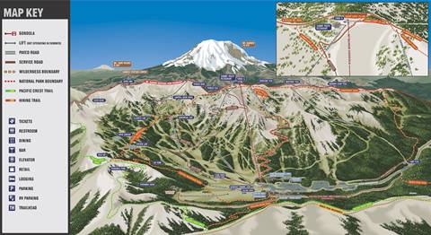2025 Summer Hiking Trail Map 
