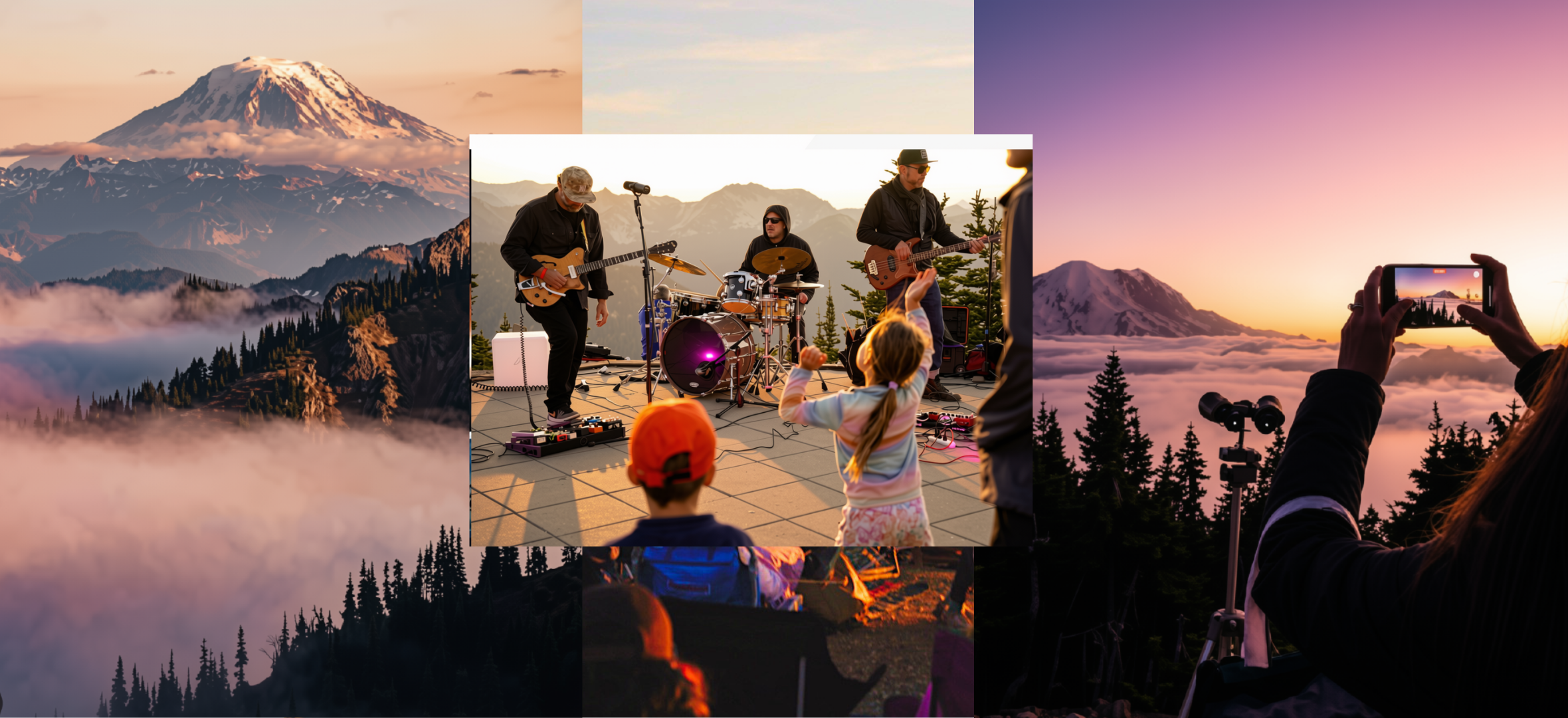 Collage of Summit Fest Highlights
