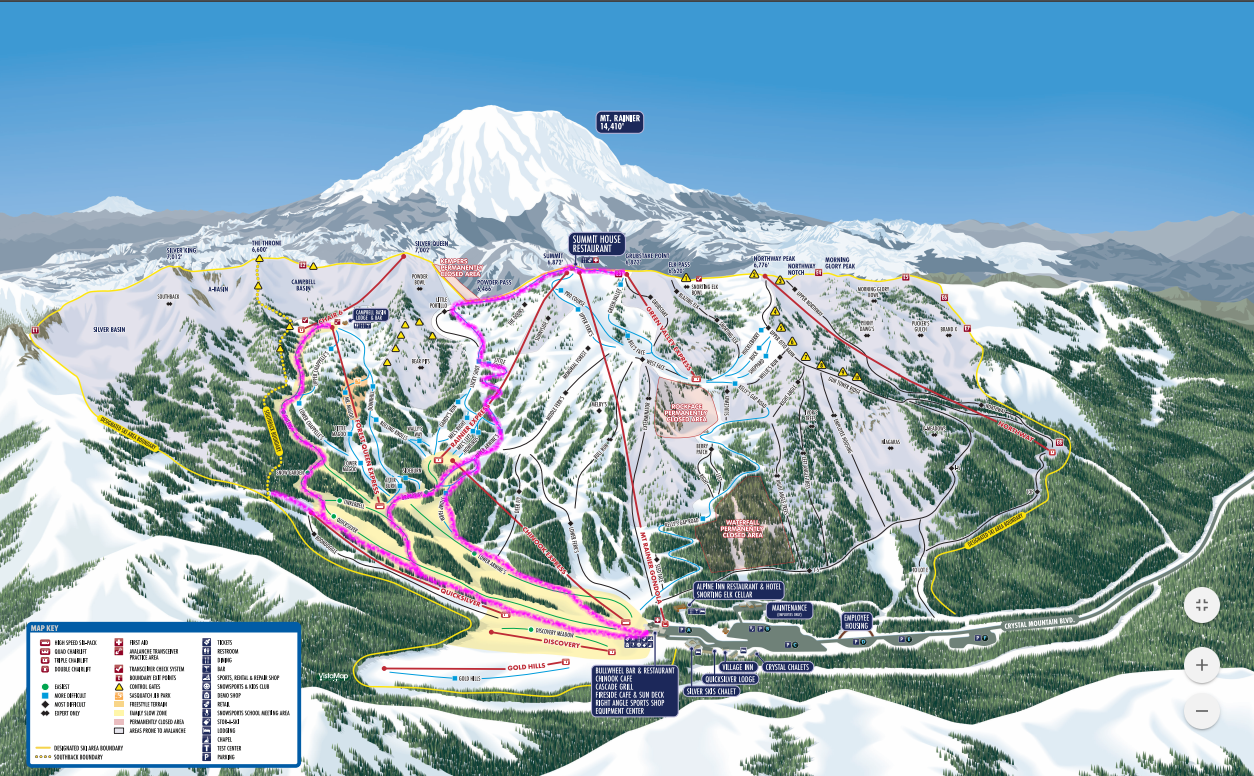 Uphill Travel Map