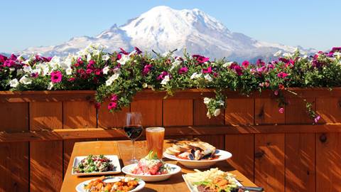 Food at the summit House