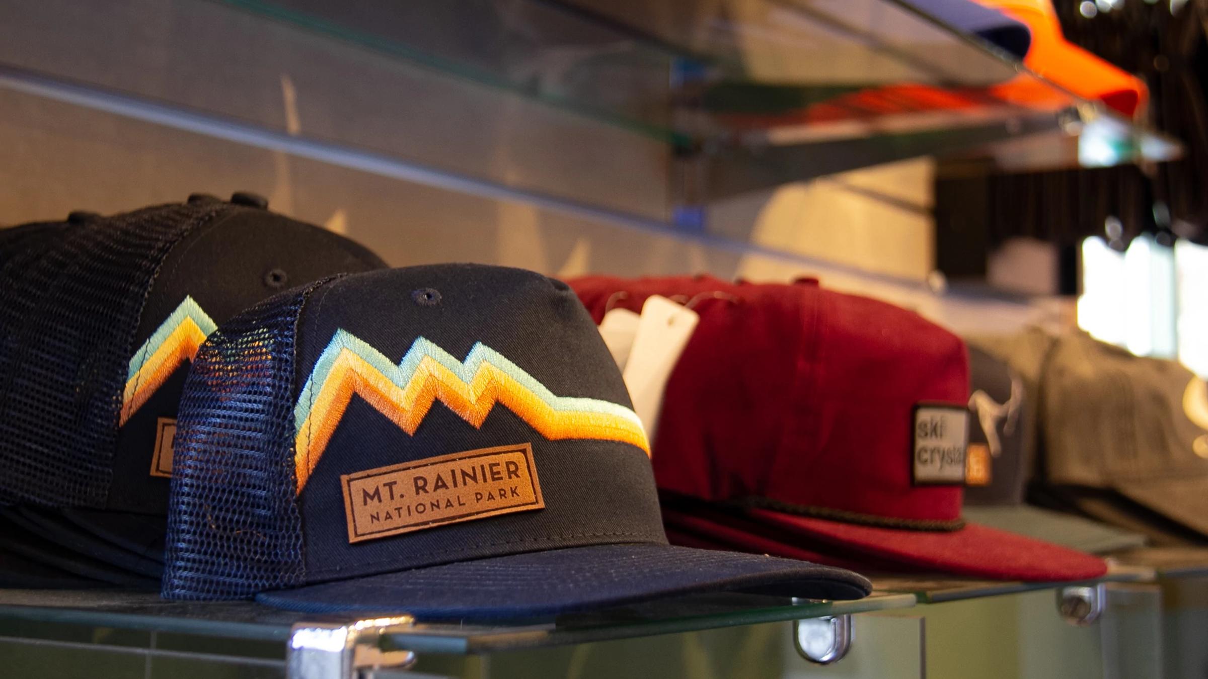 hats with mountains on them